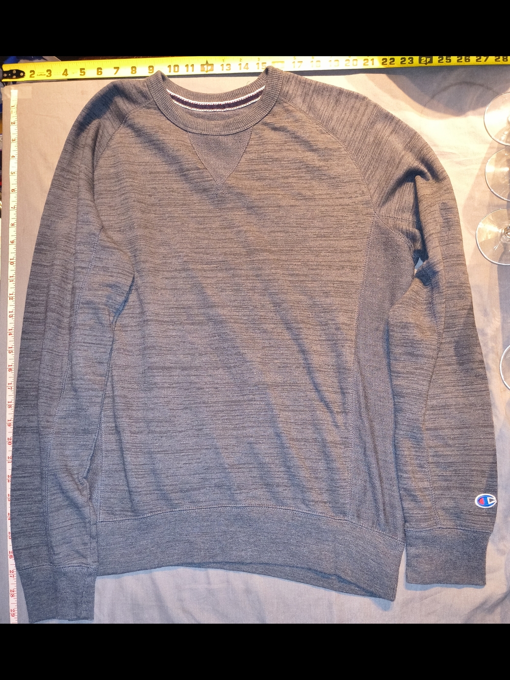 Champion Men's Gray Crewneck Sweater